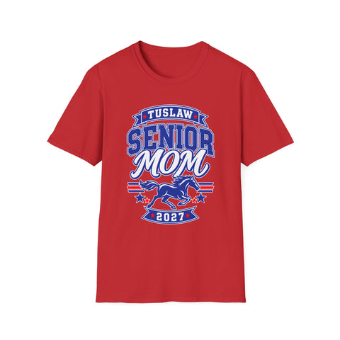 Tuslaw Mustangs Ladies — 2027 Senior Mom T-Shirt