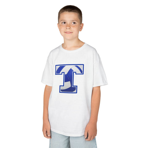 Tuslaw Mustangs Volleyball Monogram Kids T-Shirt