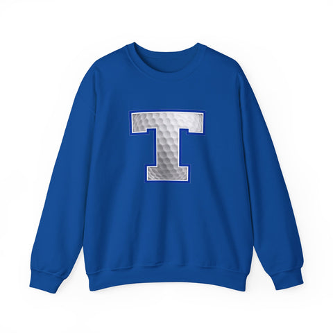 Tuslaw Mustangs Golf Monogram Crewneck Sweatshirt in Royal