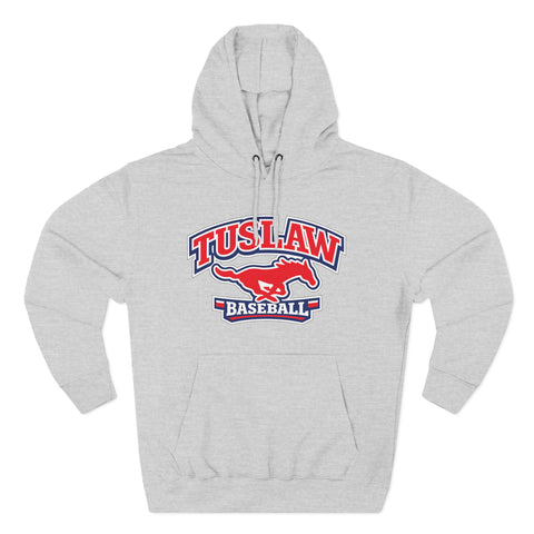Tuslaw Baseball — Running Mustang Varsity Hoodie