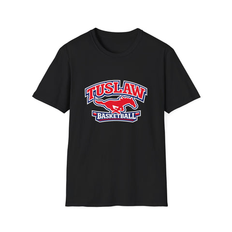 Tuslaw Basketball — Varsity Running Mustang T-Shirt