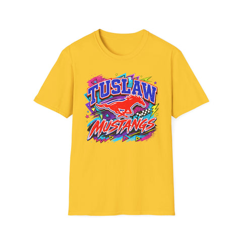 Tuslaw Mustangs — ’90s Neon T-Shirt