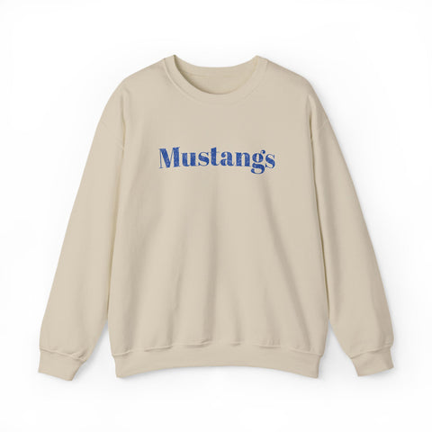 Tuslaw Mustangs — Elegant Mustangs Glitter Crewneck