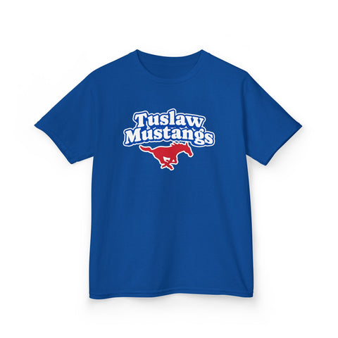 Kids’ Tuslaw Mustangs — Fun Logo T-Shirt