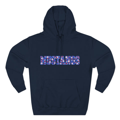 Tuslaw Mustangs Ladies - Floral Mustangs Pullover Hoodie