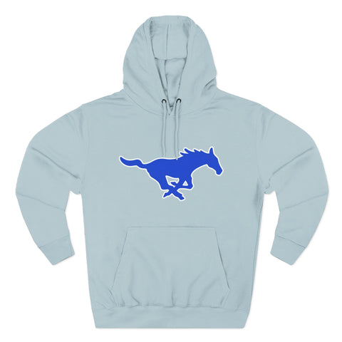 Tuslaw Mustangs — Blue Running Mustang Hoodie