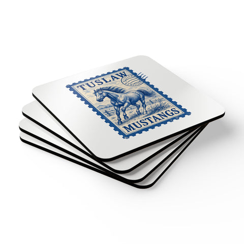 Tuslaw Mustangs Postage Club Coasters — Set of 4