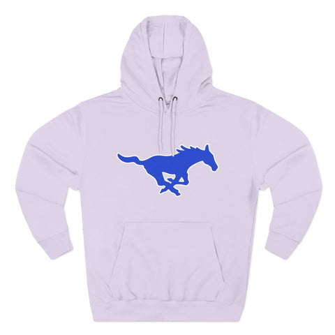 Tuslaw Mustangs — Blue Running Mustang Hoodie
