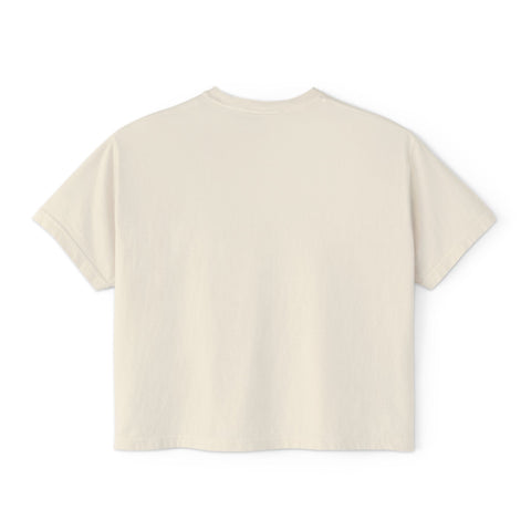 Tuslaw Mustangs Red Script Boxy T-Shirt