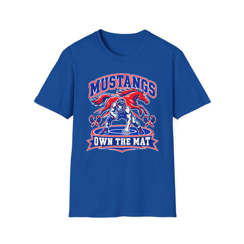 Tuslaw Wrestling — Own the Mat T-Shirt