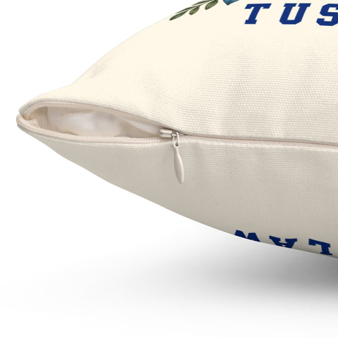 Tuslaw Mustangs Lucky Horseshoe Throw Pillow — Insert Included