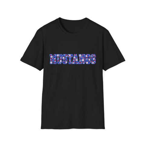 Tuslaw Mustangs Ladies - Floral Mustangs T-Shirt
