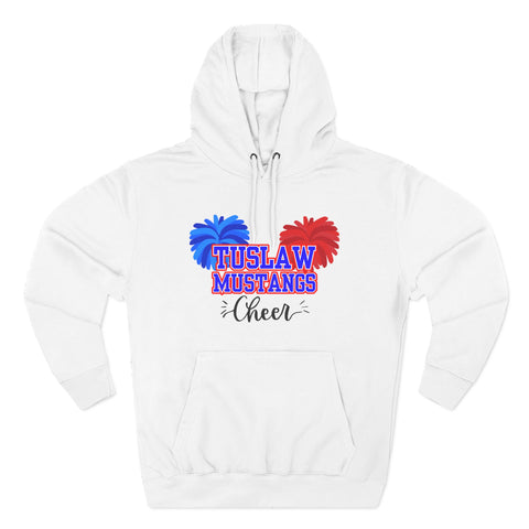 Tuslaw Cheer — Red & Blue Pom-Pom Hoodie