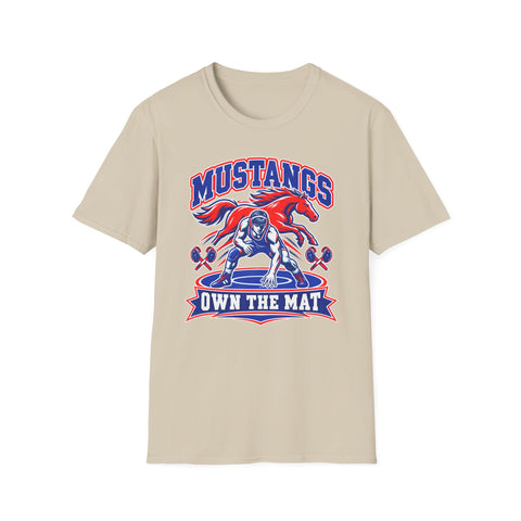 Tuslaw Wrestling — Own the Mat T-Shirt