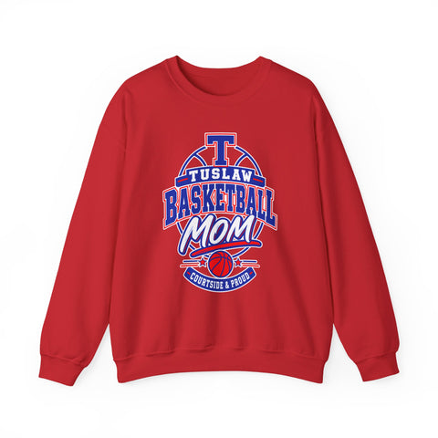Tuslaw Basketball — Proud Mom Crewneck Sweatshirt