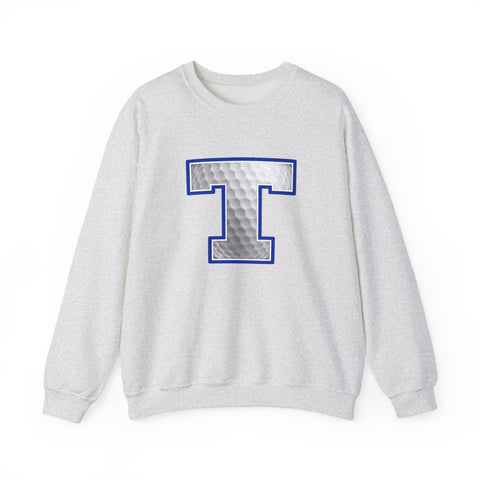 Tuslaw Mustangs Golf Monogram Crewneck Sweatshirt in Ash