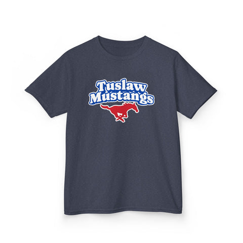 Kids’ Tuslaw Mustangs — Fun Logo T-Shirt