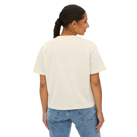 Tuslaw Mustangs Boho Sunrise Boxy T-Shirt