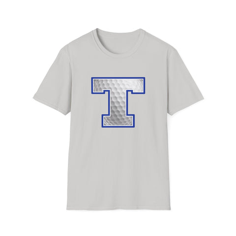 Tuslaw Mustangs Golf Monogram T-Shirt in Ice Grey