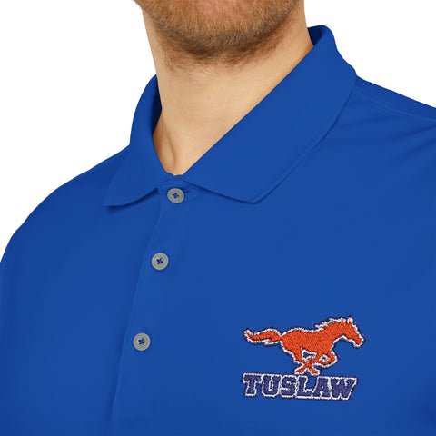 Tuslaw Mustangs Performance Polo - Embroidered Logo