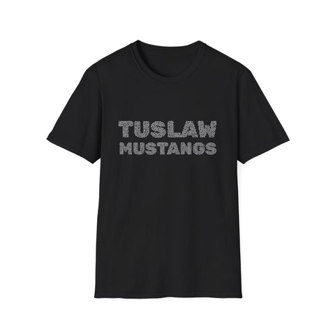 Tuslaw Mustangs — Maze Text T-Shirt