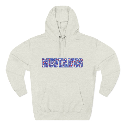 Tuslaw Mustangs Ladies - Floral Mustangs Pullover Hoodie