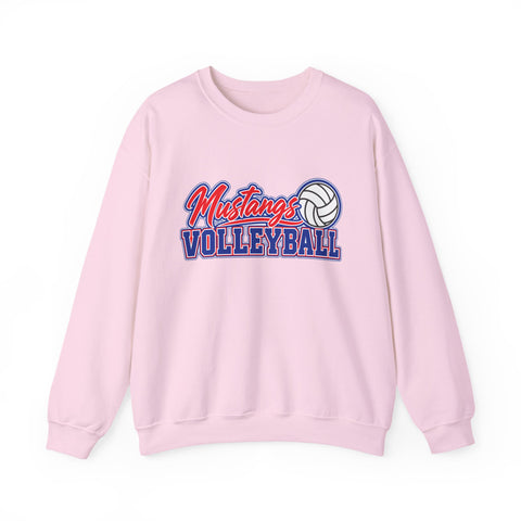 Tuslaw Volleyball - Signature Series Crewneck Sweatshirt in Light Pink