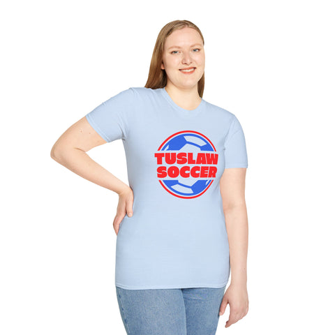 Tuslaw Soccer — Red & Blue Ball T-Shirt