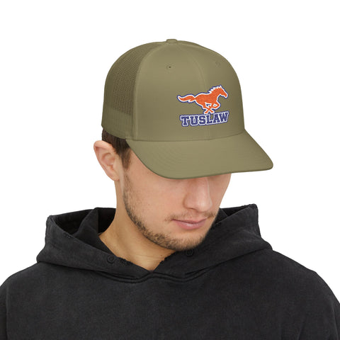 Tuslaw Mustang Trucker Cap — Embroidered Richardson Snapback