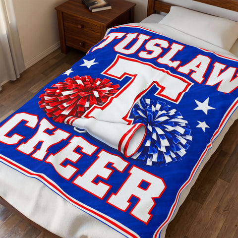 Tuslaw Cheer — Velveteen Plush Blanket | 50 × 60 in