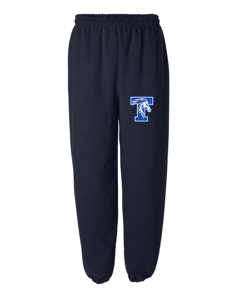 Tuslaw Mustangs Monogram Sweatpants in Navy