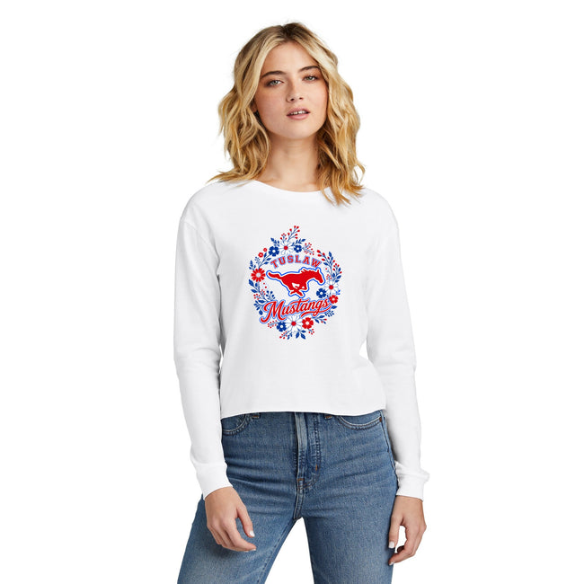 Tuslaw Mustangs Floral Wreath Midi Long Sleeve Tee