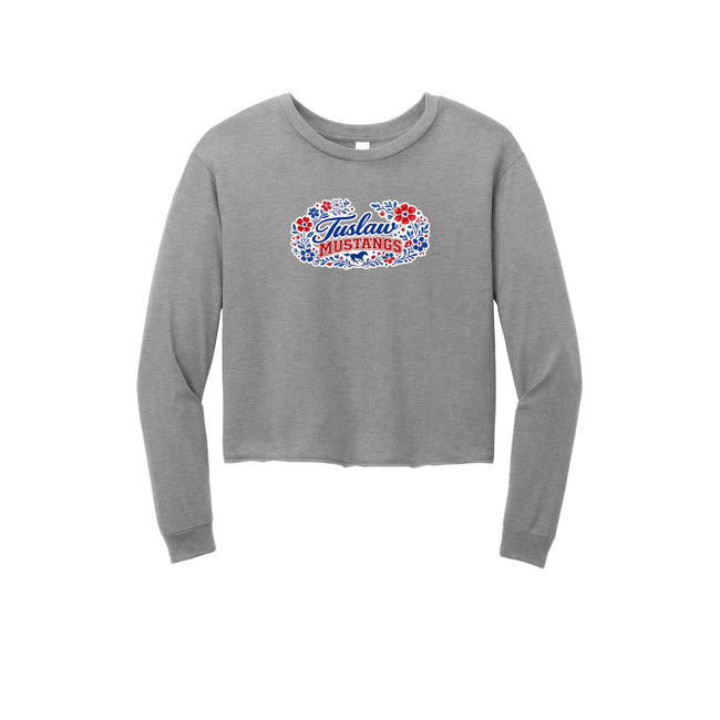 Tuslaw Mustangs Wildflower Script Midi Long Sleeve Tee