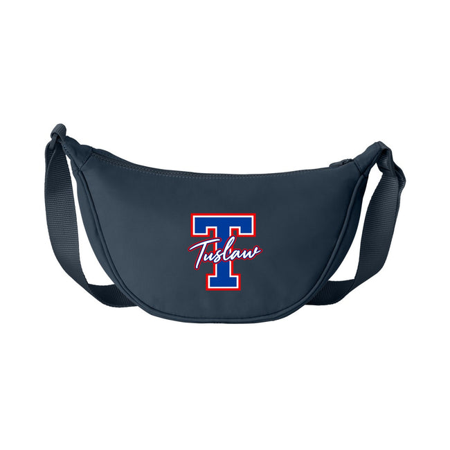 Tuslaw Mustangs Classic Script Monogram Matte Crossbody Bag