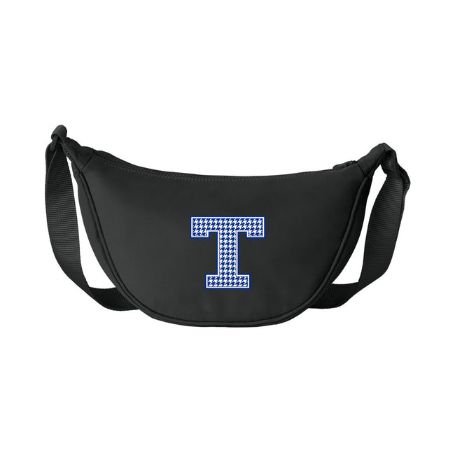 Tuslaw Mustangs Houndstooth Monogram Matte Crossbody Bag
