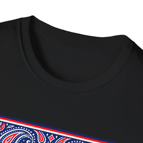 Tuslaw Mustangs Paisley Monogram T-Shirt