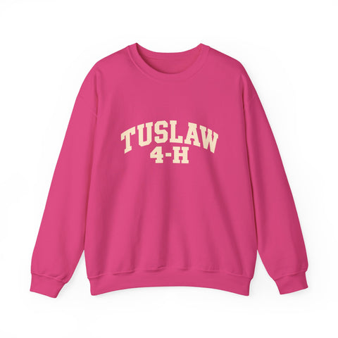 Tuslaw 4-H — Classic Varsity Crewneck Sweatshirt in Heliconia