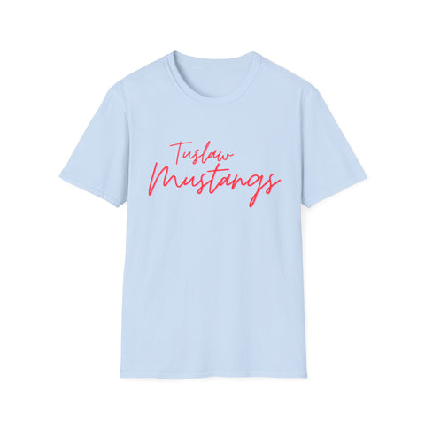 Tuslaw Mustangs — Women’s Cursive T-Shirt