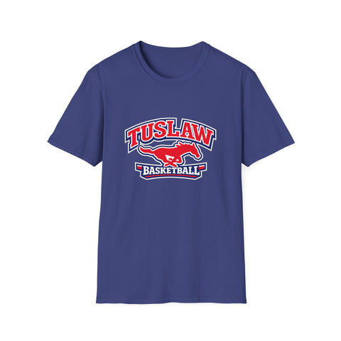 Tuslaw Basketball — Varsity Running Mustang T-Shirt