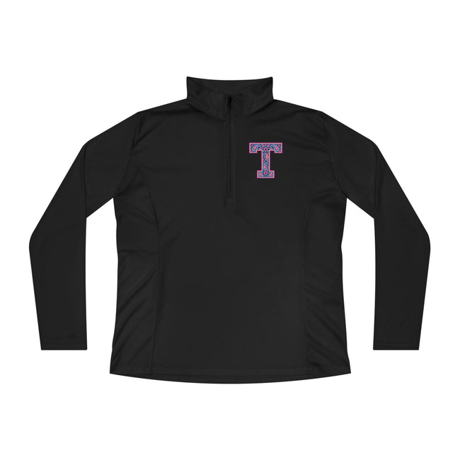 Tuslaw Mustangs Paisley Monogram Women’s Quarter-Zip