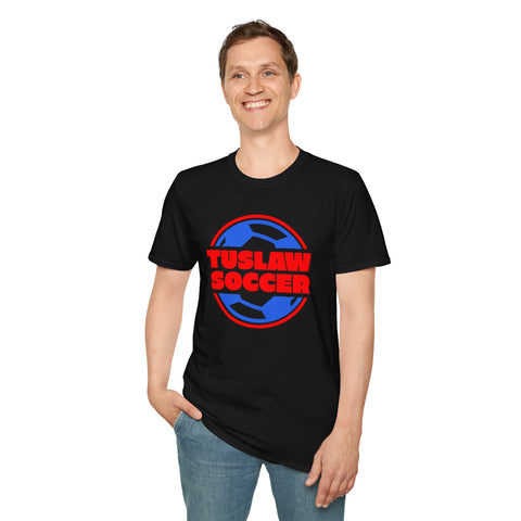 Tuslaw Soccer — Red & Blue Ball T-Shirt