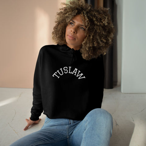 Tuslaw Mustangs Classic Arch Crop Hoodie