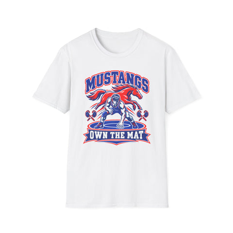 Tuslaw Wrestling — Own the Mat T-Shirt