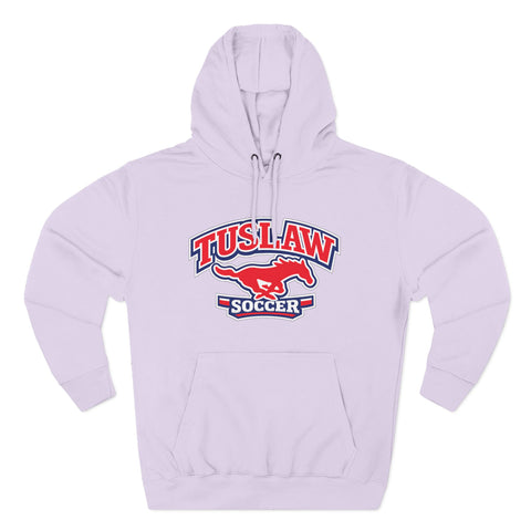 Tuslaw Soccer — Running Mustang Varsity Hoodie *Personalizable*