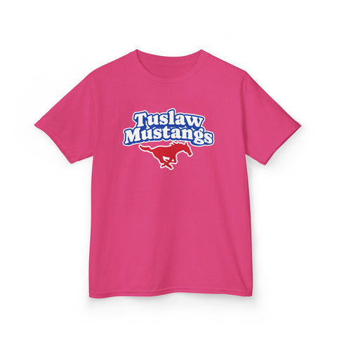 Kids’ Tuslaw Mustangs — Fun Logo T-Shirt