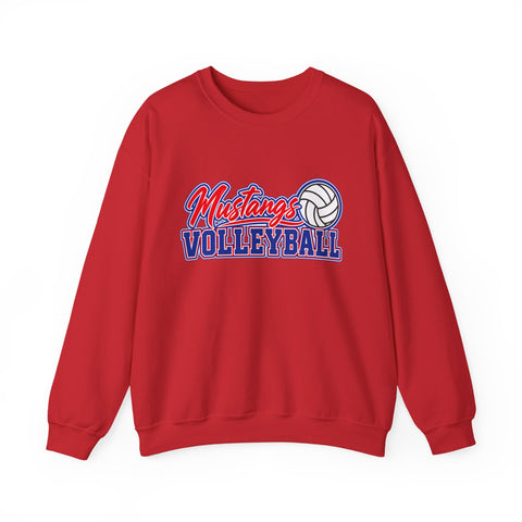 Tuslaw Volleyball - Signature Series Crewneck Sweatshirt in Red