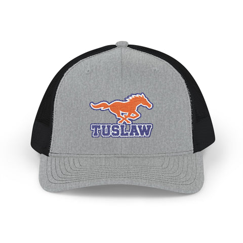Tuslaw Mustang Trucker Cap — Embroidered Richardson Snapback