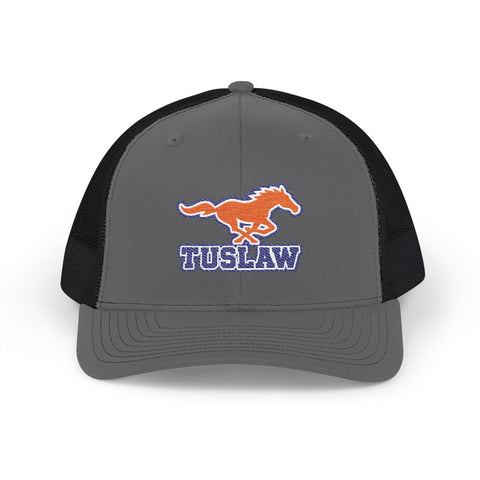 Tuslaw Mustang Trucker Cap — Embroidered Richardson Snapback