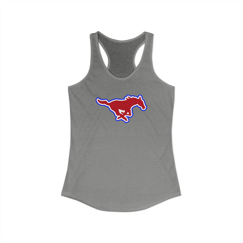 Tuslaw Mustangs Ladies - Running Mustang Logo Racerback Tank Top