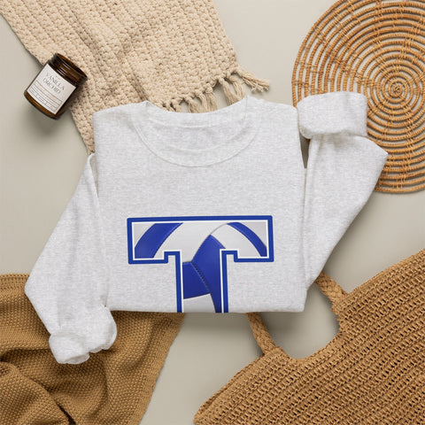 Tuslaw Mustangs Volleyball Monogram Crewneck Sweatshirt